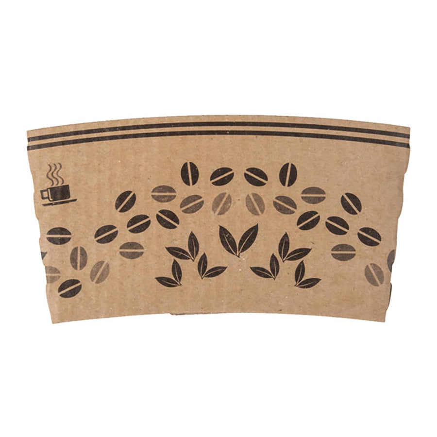 10-24 oz. Printed Coffee Cup Sleeve ( 1200 Pieces )
