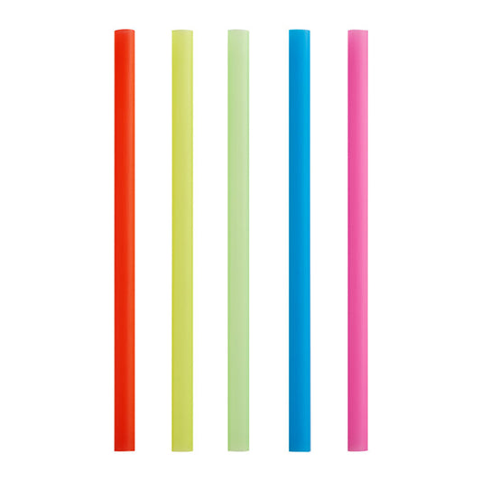 8 1/2" Neon Unwrapped Straw ( 4000 Pieces / Case )