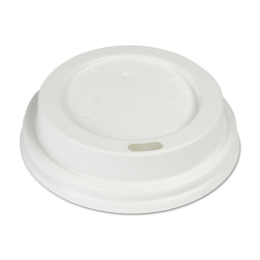 8 oz. Tall White Hot Paper Cup Lid ( 1000 Pieces )