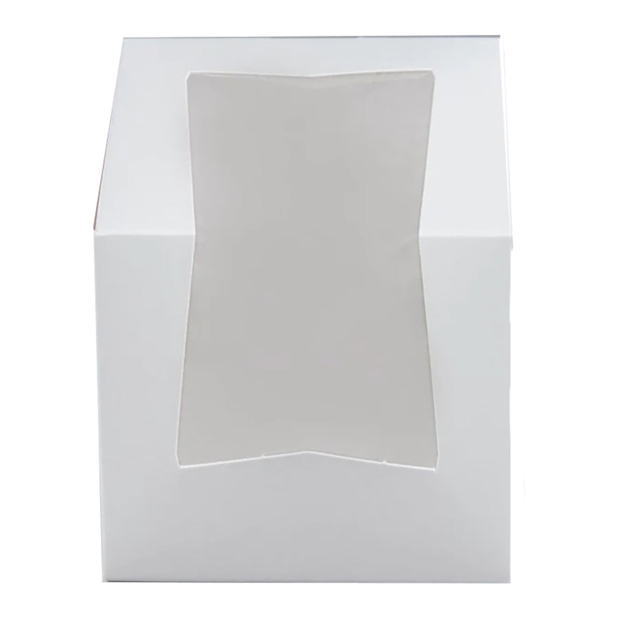 4" x 4" x 4" White Window Cupcake Bakery Box ( 200 Pieces )
