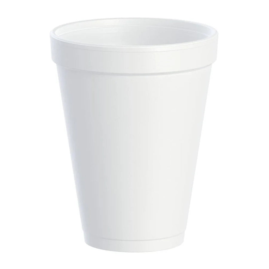 Dart 12J12 12 oz. White Foam Cup - 1000/Case