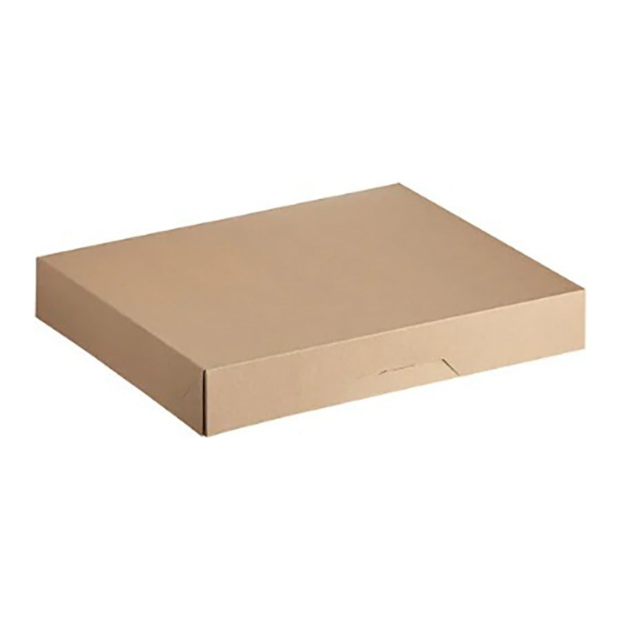 15" x 11 1/2" x 2 1/4" Kraft Bakery Box ( 100 Pieces )