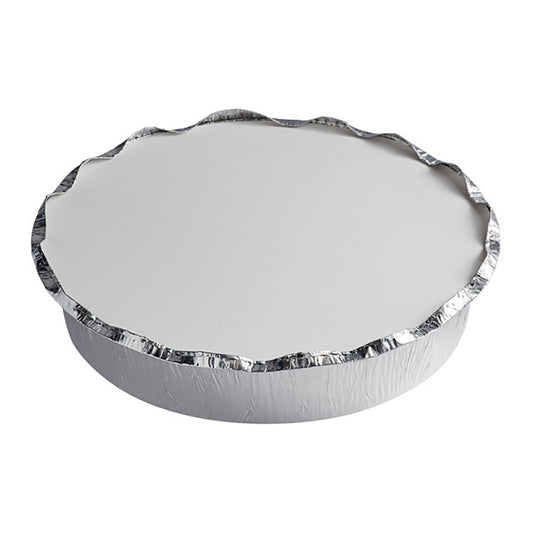9" Round Foil Take-Out Pan with Board Lid - 200/Case