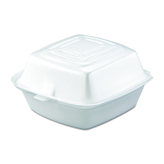 Dart 60HT1 Foam Hinged Lid Container. Performer. ( 500 Pieces )