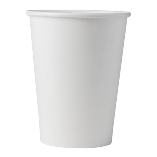 White Poly Paper Hot Cup - 12 oz. ( 1000 Pieces )