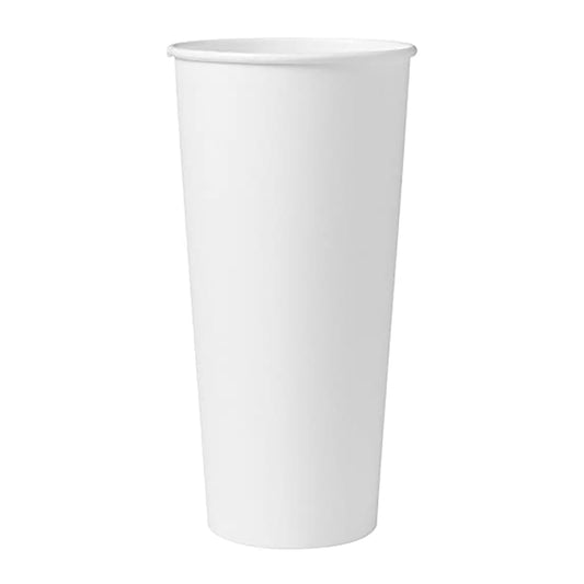 White Poly Paper Hot Cup - 24 oz. ( 600 Pieces )