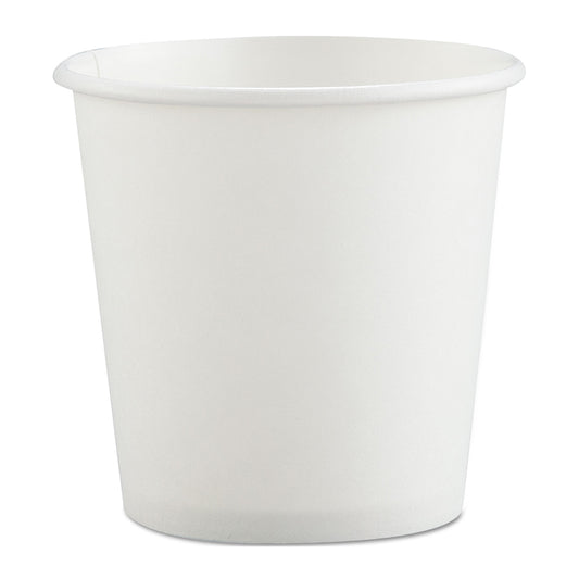 White Poly Paper Hot Cup - 4 oz. ( 1000 Pieces )