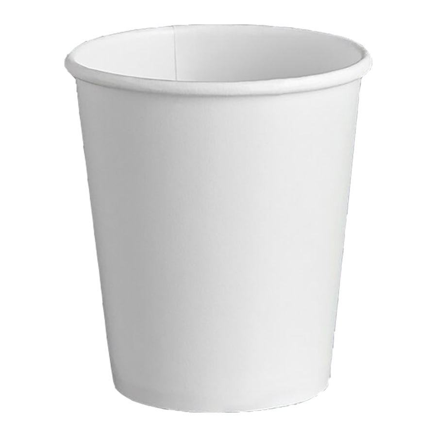7 oz. White Poly Paper Cold Cup  ( 2000 Pieces )