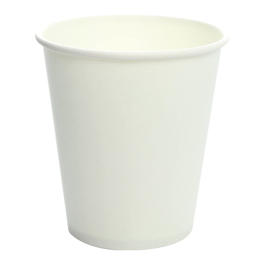 12 oz. White Poly Paper Cold Cup ( 2000 Pieces )